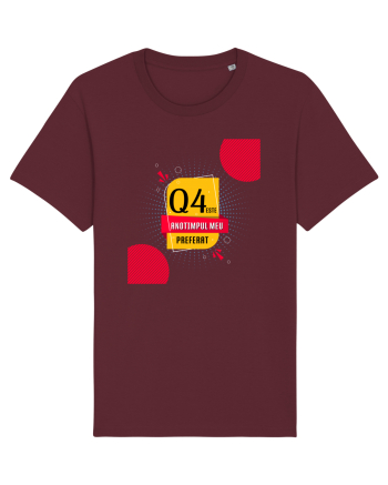 Q4 este anotimpul meu preferat Burgundy