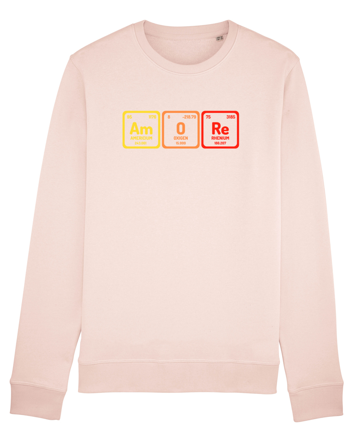 Bluză mânecă lungă Unisex Rise Candy Pink
