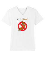 Nu fi cârnat Tricou mânecă scurtă guler V Bărbat Presenter
