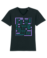 Liniștit! Tricou mânecă scurtă guler V Bărbat Presenter