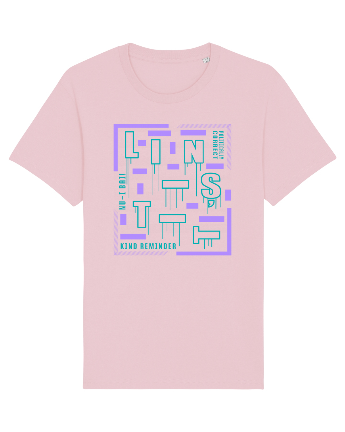 Tricou mânecă scurtă Unisex Rocker Cotton Pink