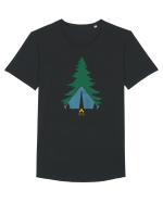 Camping Life Tricou mânecă scurtă guler larg Bărbat Skater