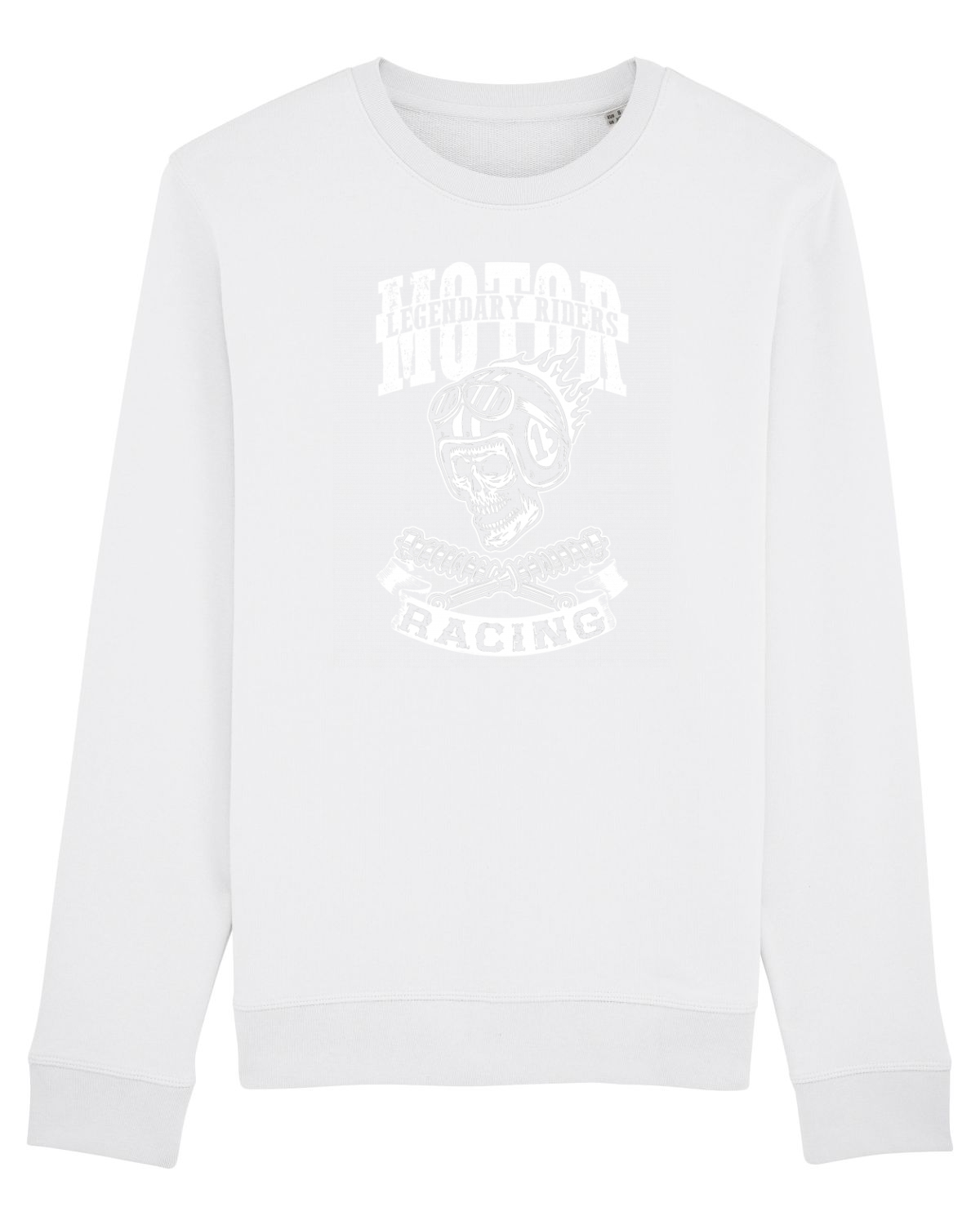 Bluză mânecă lungă Unisex Rise White