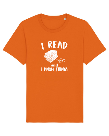 I read and I know things. Bright Orange