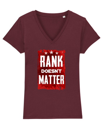 Rank doesn't matter Burgundy