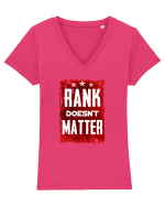 Rank doesn't matter Tricou mânecă scurtă guler V Damă Evoker