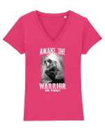 Warrior Tricou mânecă scurtă guler V Damă Evoker