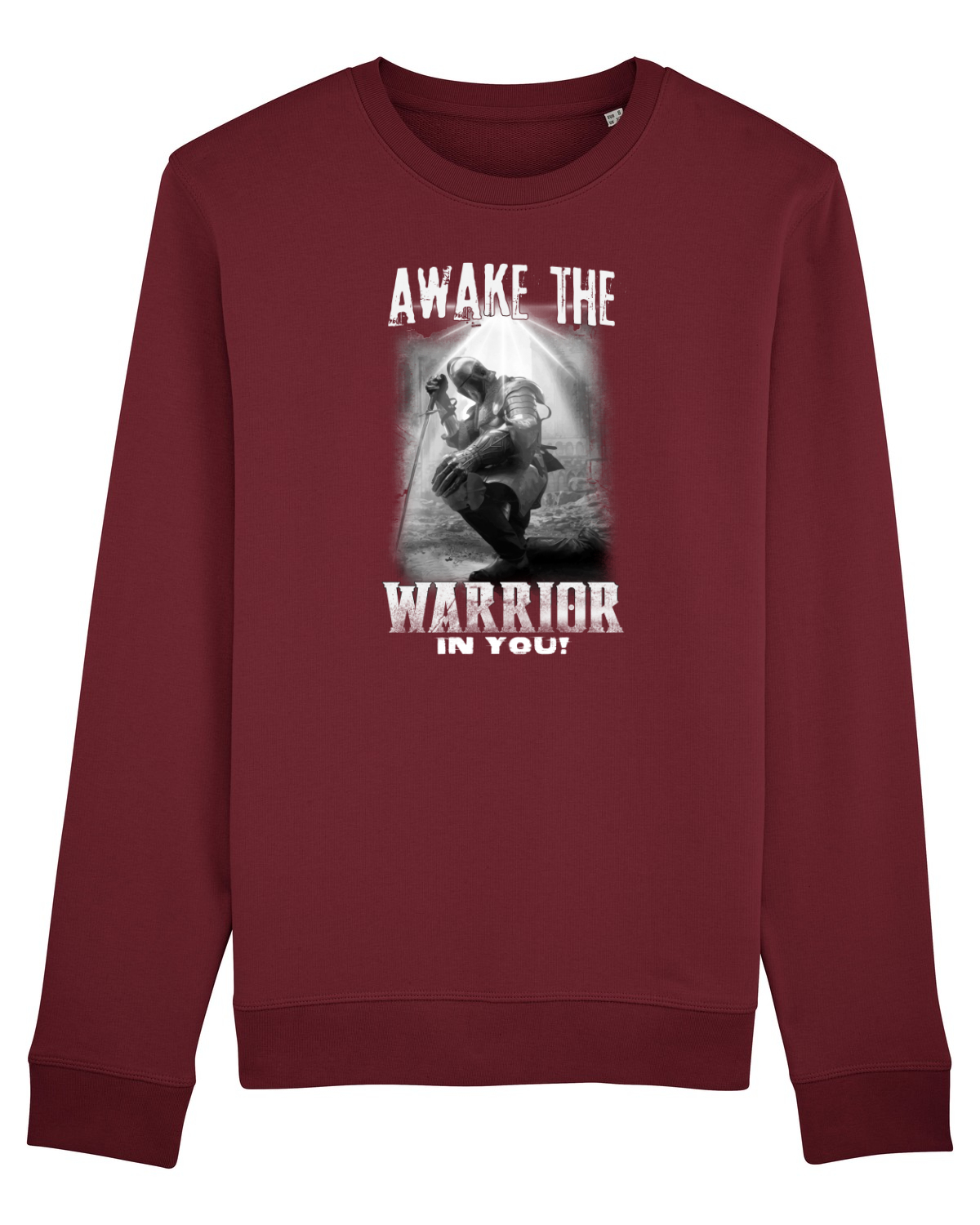 Bluză mânecă lungă Unisex Rise Burgundy