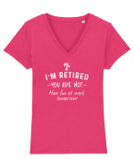 Retired Tricou mânecă scurtă guler V Damă Evoker