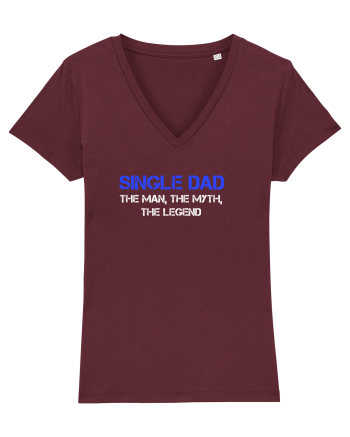 SINGLE DAD Burgundy