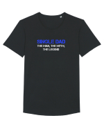 SINGLE DAD Tricou mânecă scurtă guler larg Bărbat Skater