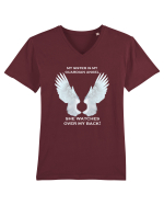 ANGEL Tricou mânecă scurtă guler V Bărbat Presenter
