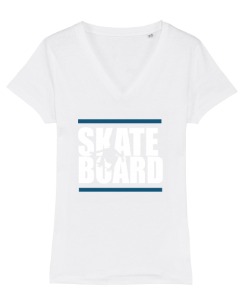 SKATE BOARD White
