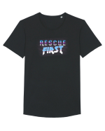 Rescue First Tricou mânecă scurtă guler larg Bărbat Skater