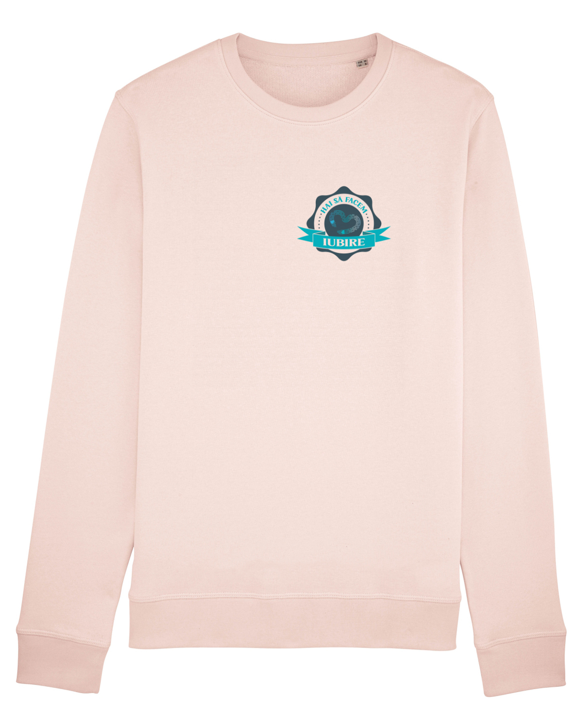Bluză mânecă lungă Unisex Rise Candy Pink