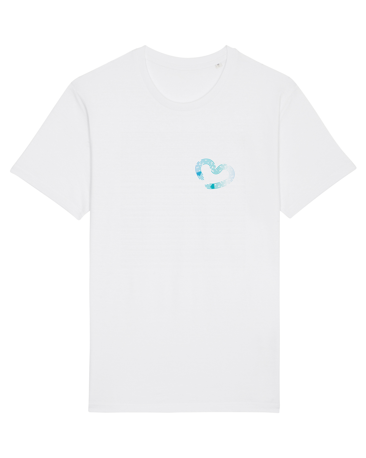 Tricou mânecă scurtă Unisex Rocker White