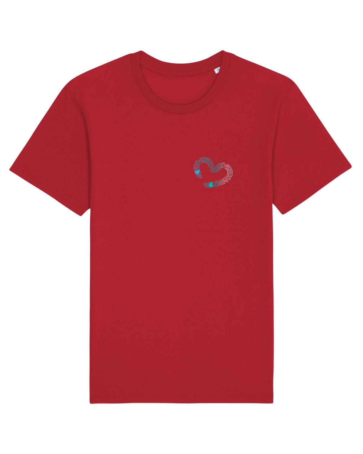 Tricou mânecă scurtă Unisex Rocker Red