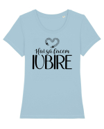 Hai să facem iubire no 4 Tricou mânecă scurtă guler larg fitted Damă Expresser