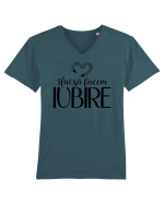 Hai să facem iubire no 4 Tricou mânecă scurtă guler V Bărbat Presenter
