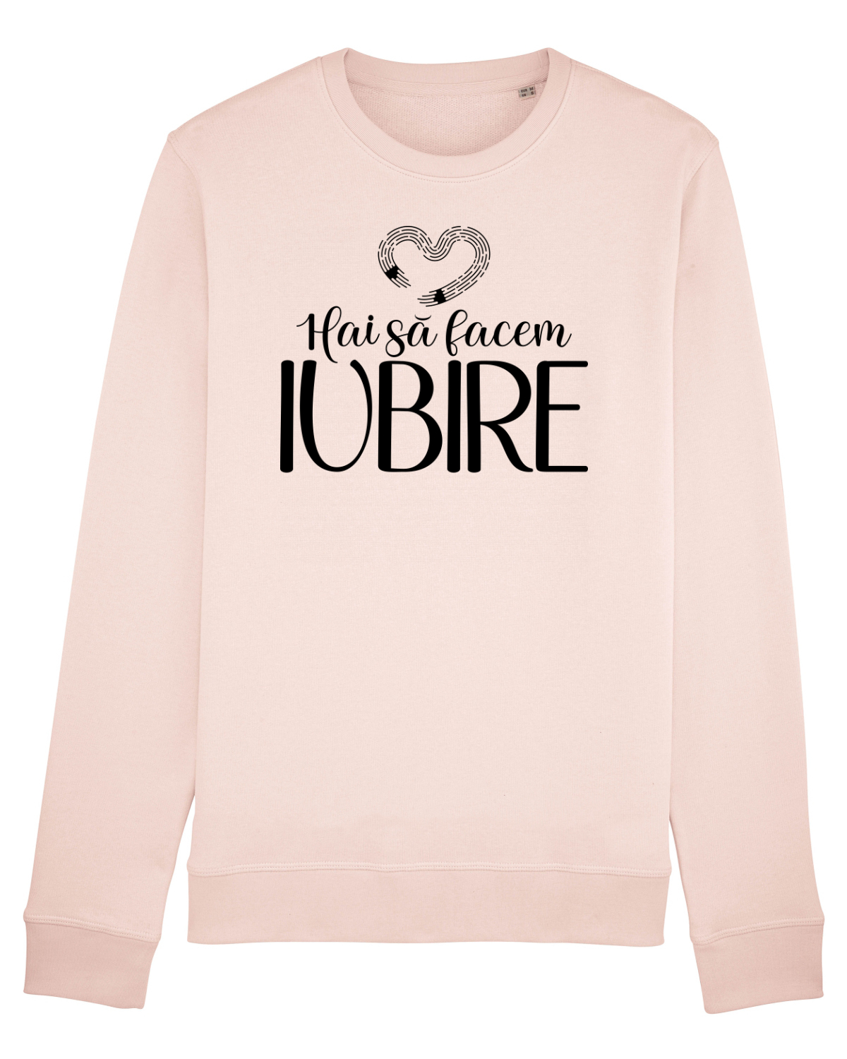 Bluză mânecă lungă Unisex Rise Candy Pink