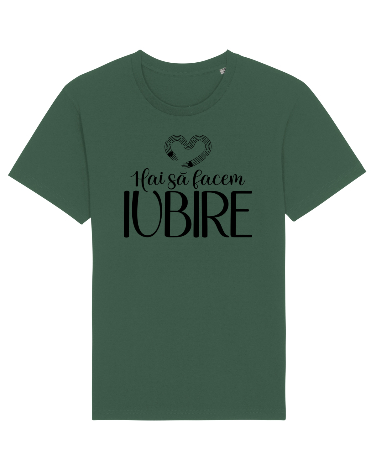 Tricou mânecă scurtă Unisex Rocker Bottle Green