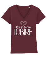 Hai să facem iubire no 5 Tricou mânecă scurtă guler V Damă Evoker
