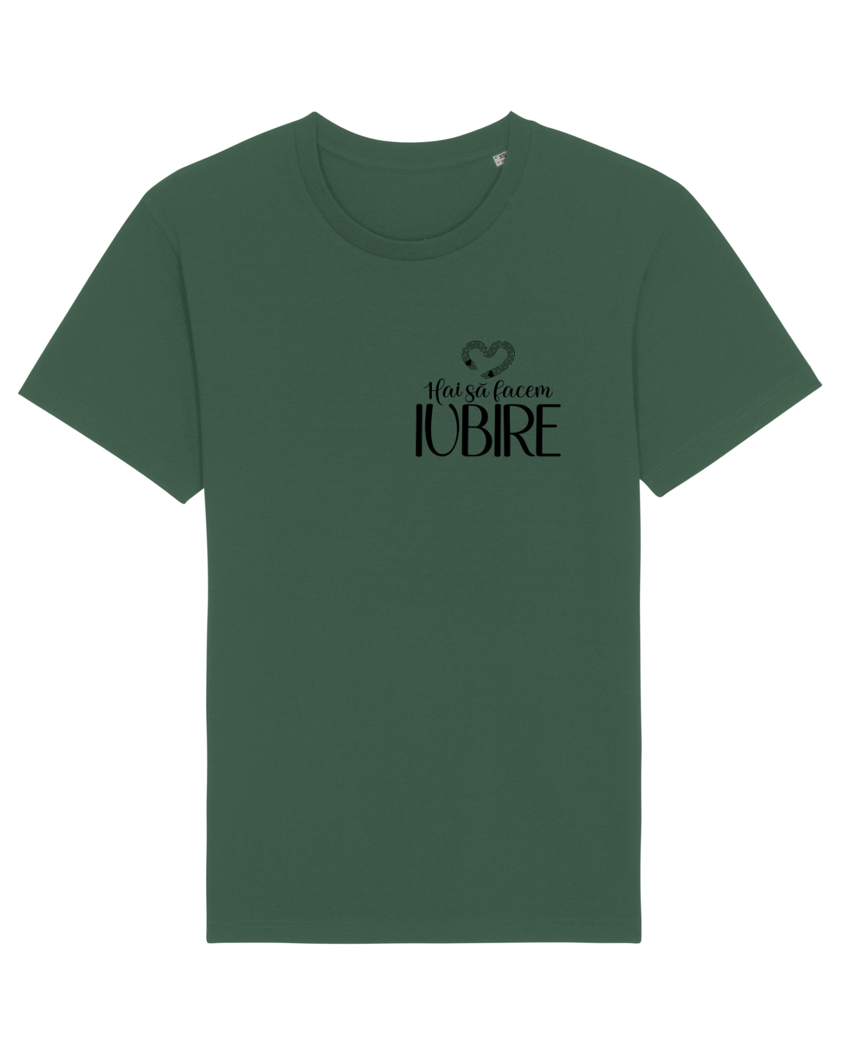 Tricou mânecă scurtă Unisex Rocker Bottle Green