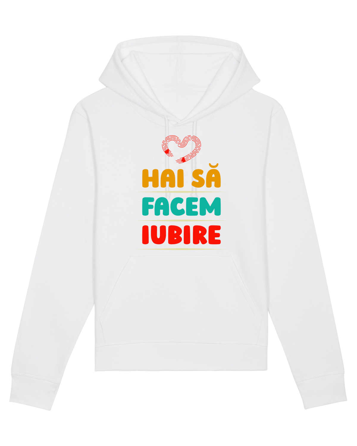 Hanorac Unisex Drummer White