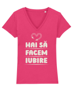 Hai să facem iubire no 10 Tricou mânecă scurtă guler V Damă Evoker