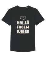 Hai să facem iubire no 10 Tricou mânecă scurtă guler larg Bărbat Skater