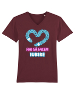 Hai să facem iubire no 13 Tricou mânecă scurtă guler V Bărbat Presenter