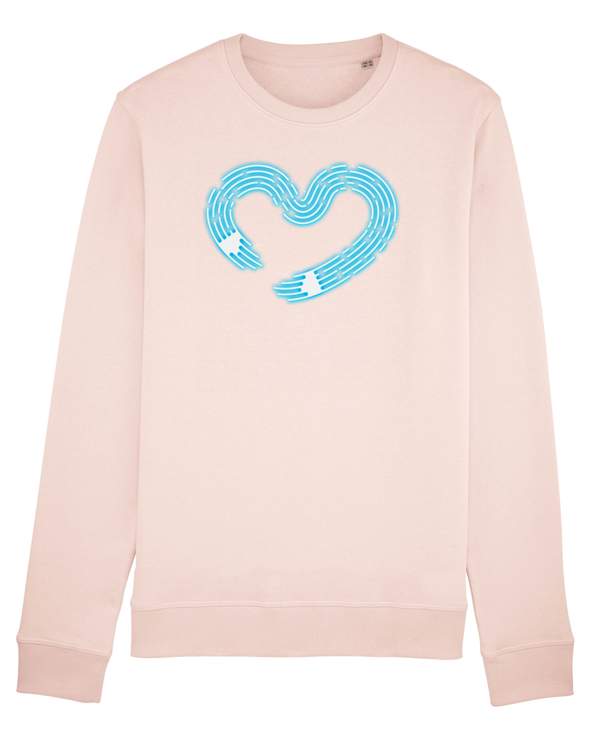 Bluză mânecă lungă Unisex Rise Candy Pink