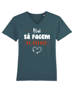 Hai să facem iubire no 15 Tricou mânecă scurtă guler V Bărbat Presenter