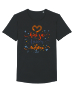 Hai să facem iubire no 17 Tricou mânecă scurtă guler larg Bărbat Skater