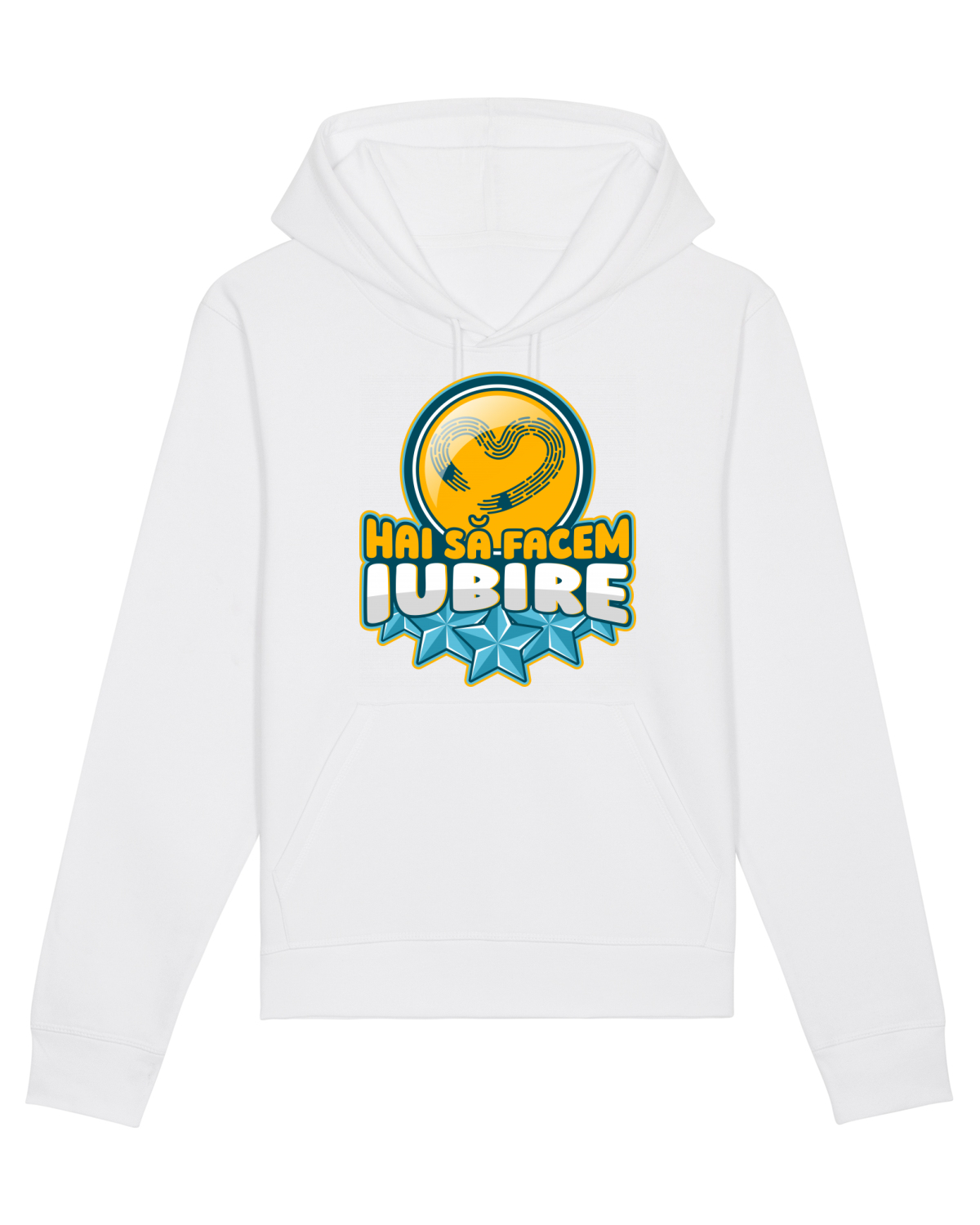Hanorac Unisex Drummer White
