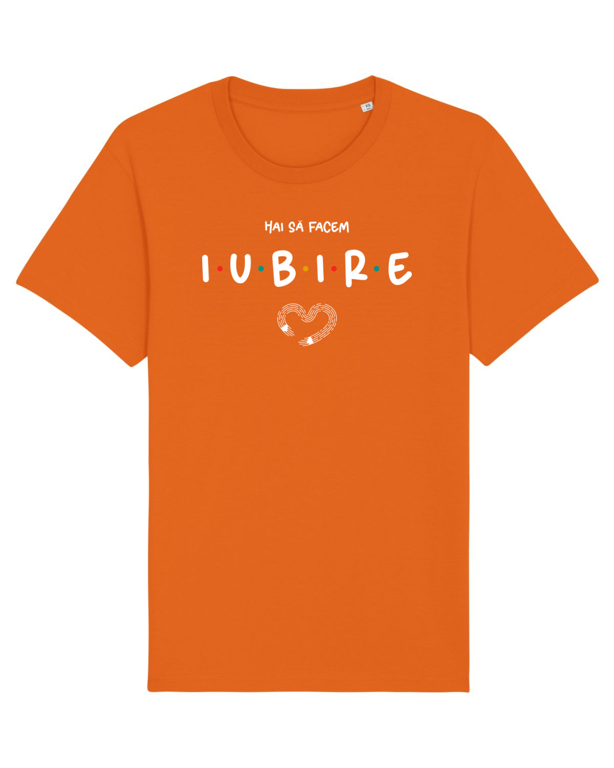 Tricou mânecă scurtă Unisex Rocker Bright Orange