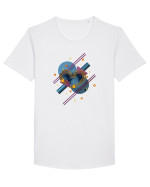 Hai să facem iubire no 25 Tricou mânecă scurtă guler larg Bărbat Skater
