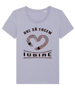 Hai să facem iubire no 28 Tricou mânecă scurtă guler larg fitted Damă Expresser