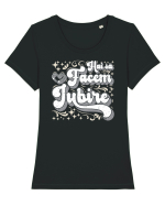 Hai să facem iubire no 30 Tricou mânecă scurtă guler larg fitted Damă Expresser