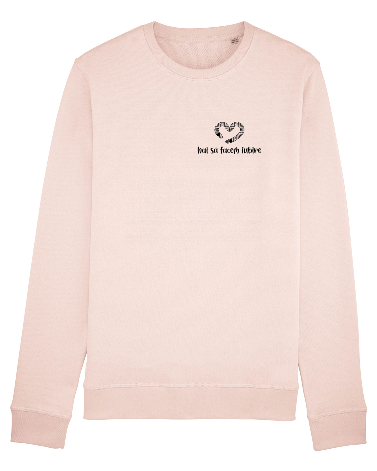 Bluză mânecă lungă Unisex Rise Candy Pink