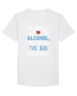 Bad decisions Tricou mânecă scurtă guler larg Bărbat Skater