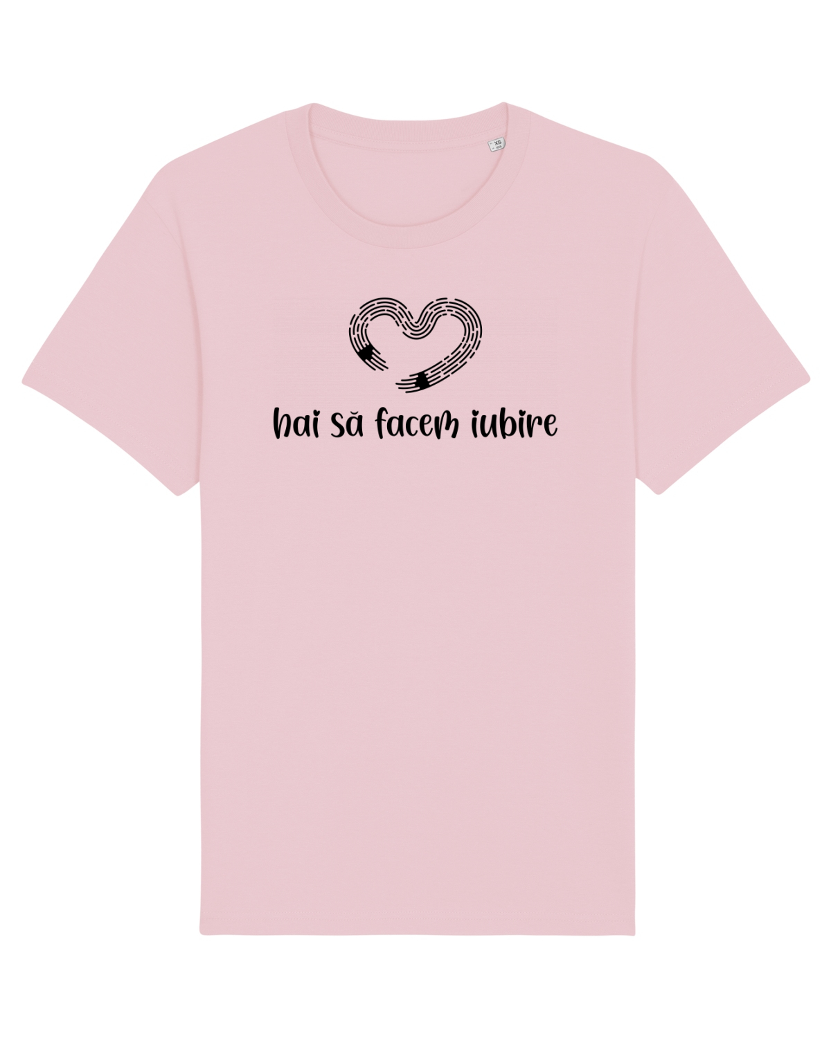 Tricou mânecă scurtă Unisex Rocker Cotton Pink