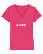 Miss perfect Tricou mânecă scurtă guler V Damă Evoker