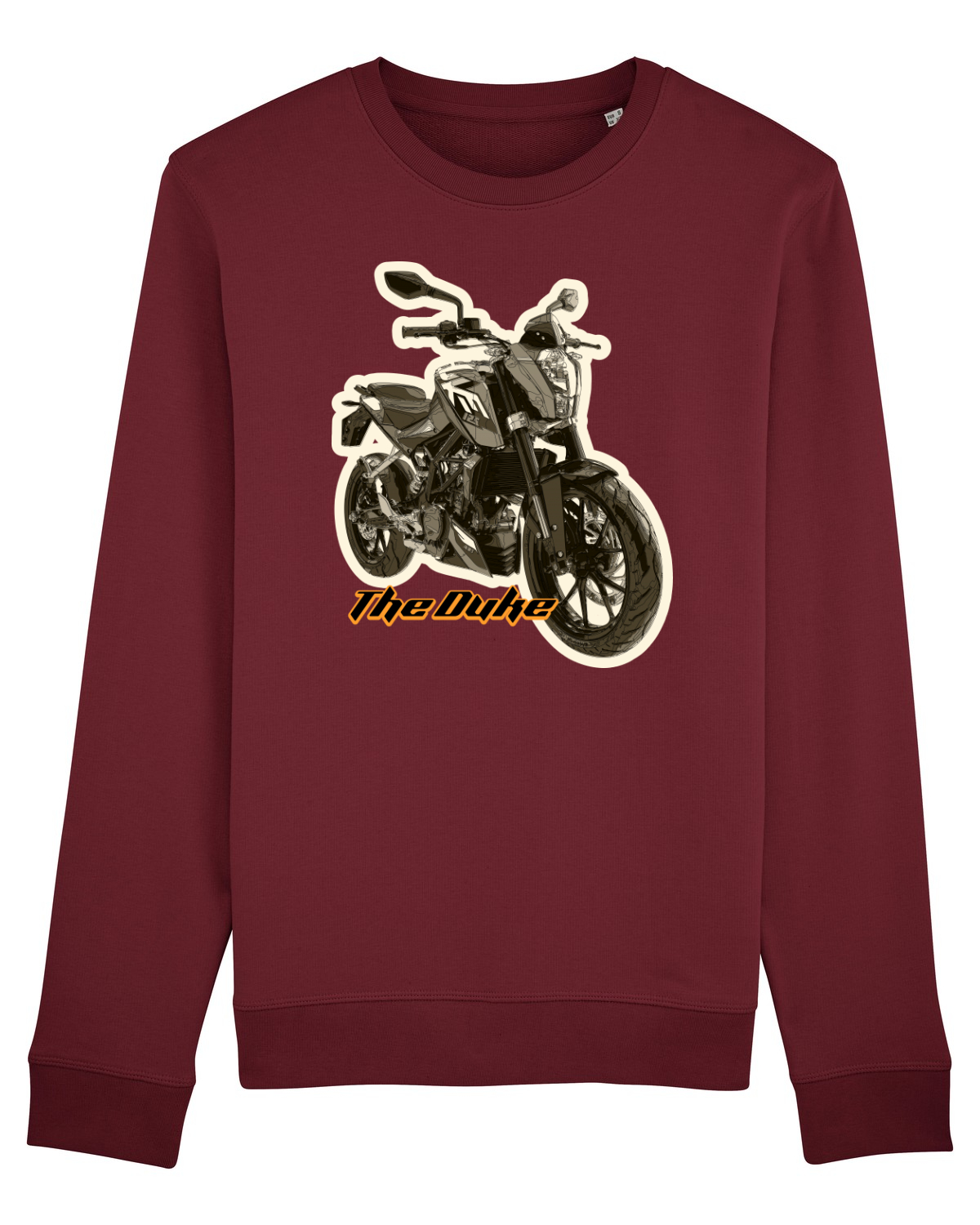 Bluză mânecă lungă Unisex Rise Burgundy
