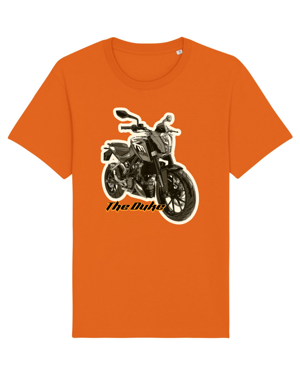 Tricou mânecă scurtă Unisex Rocker Bright Orange