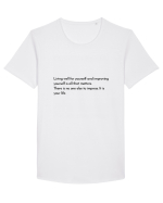 1001 Tricou mânecă scurtă guler larg Bărbat Skater