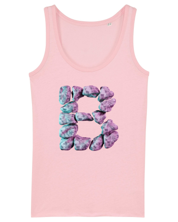 Litera B - 3D Cotton Pink