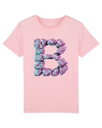 Litera B - 3D Cotton Pink