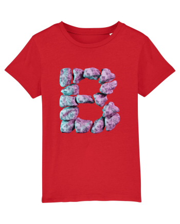 Litera B - 3D Red