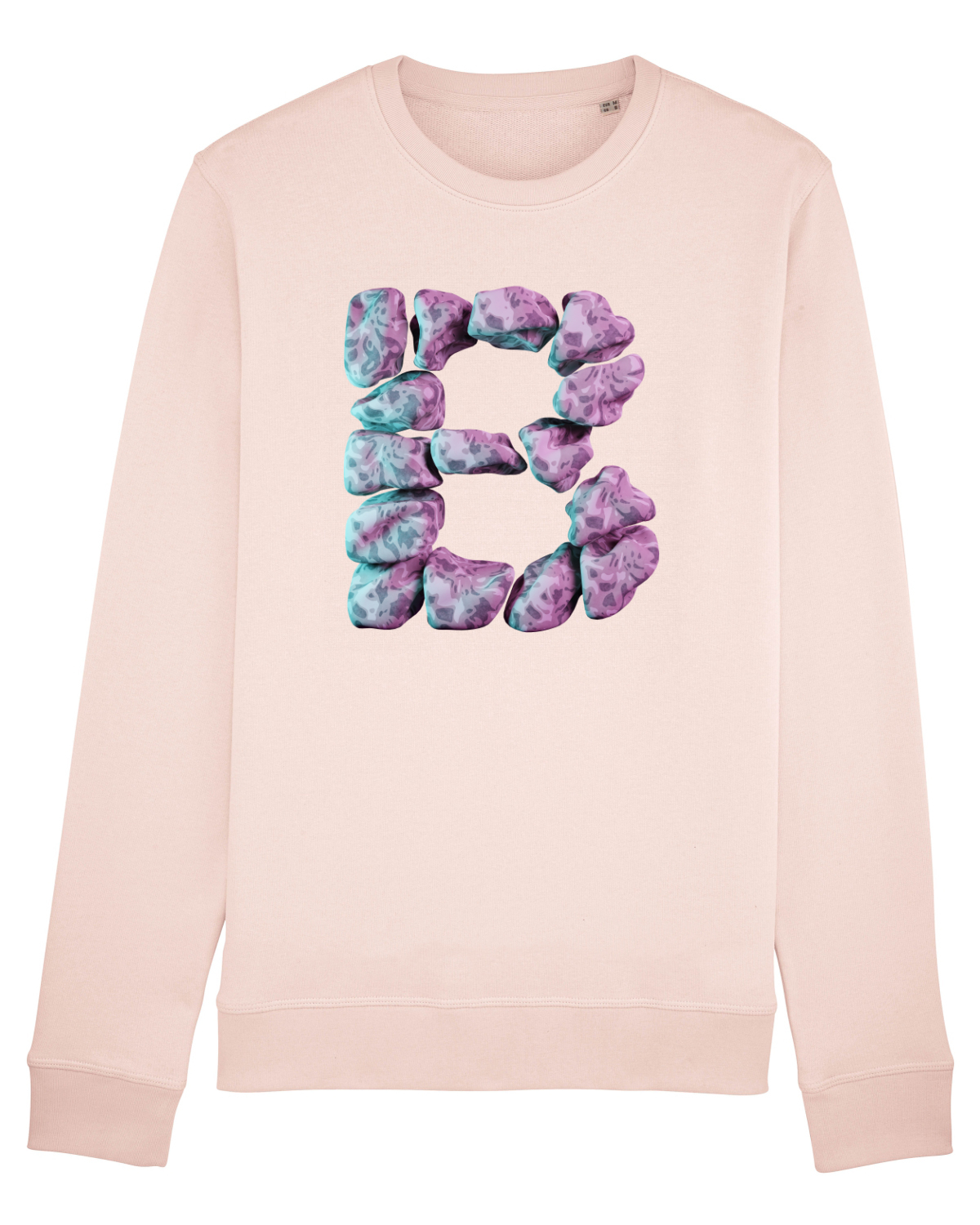 Bluză mânecă lungă Unisex Rise Candy Pink